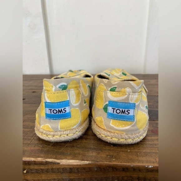 Toms 7W lemon slip on flats shoes espadrilles - Picture 3 of 6